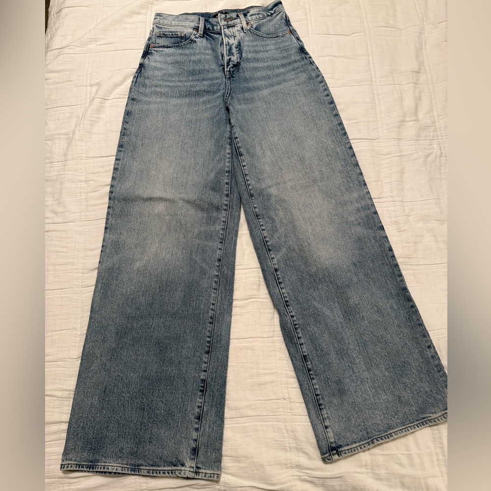 Express Light Blue Flare Jeans